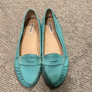 Steve Madden Aqua Perforated Loafers